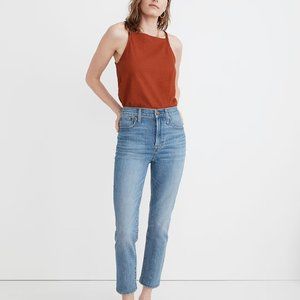 Madewell The Perfect Vintage Crop Jeans Blue Medium Wash Size 28